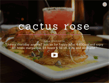 Tablet Screenshot of cactusrosewilton.com